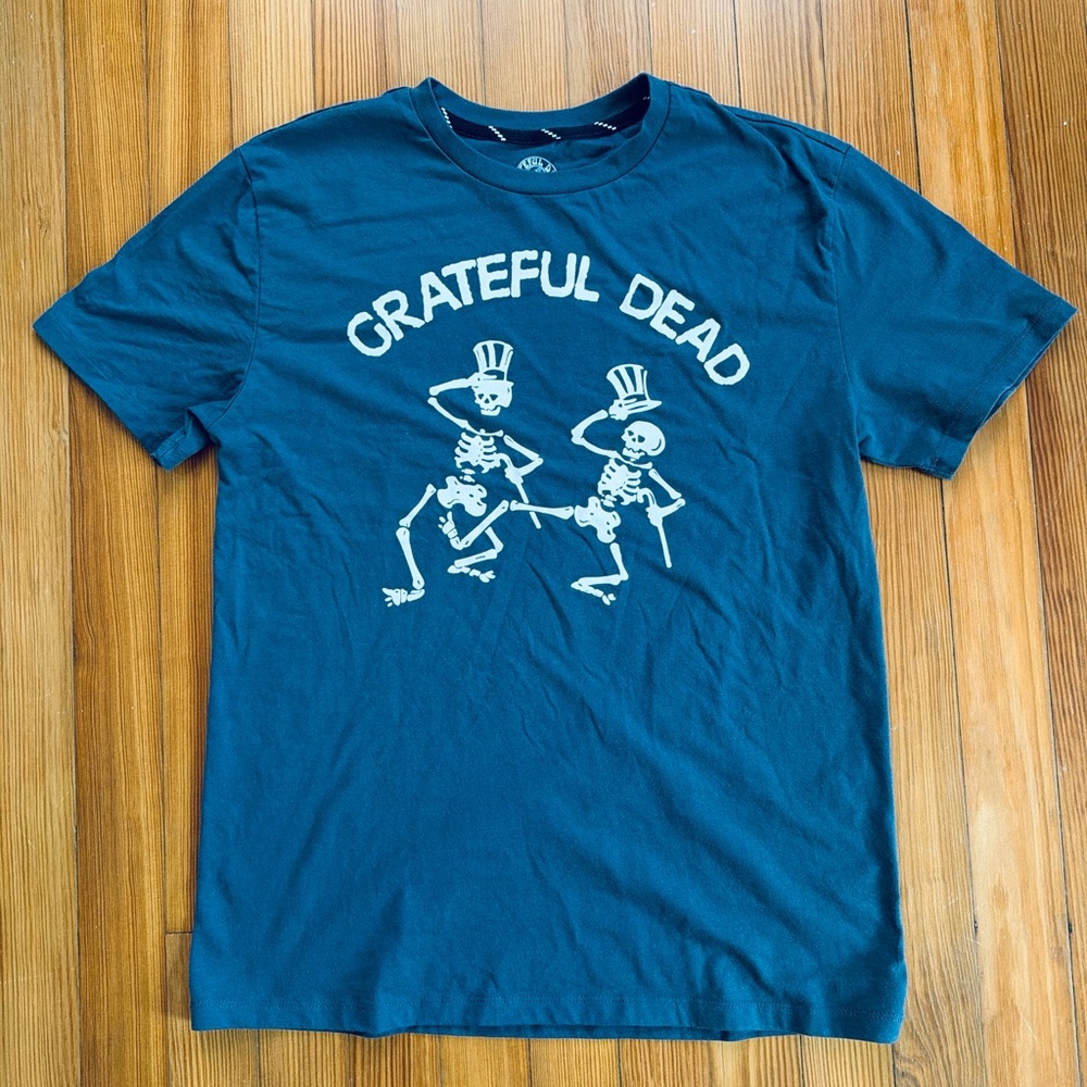 Grateful Dead Dancing Skeletons Gray Tee - Picture 2 of 3